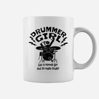 Drummer Girl For Women & Girls Drummers Drums Gift Drummer Coffee Mug | Crazezy DE