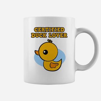 Duck Gift For Women And Men - Certified Duck Lover Coffee Mug | Crazezy CA