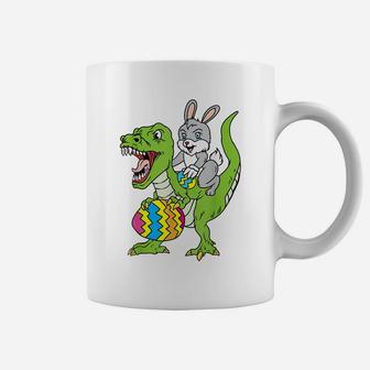 Easter Bunny Dinosaur Boys Girls Kids Dino Lover Coffee Mug | Crazezy DE