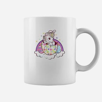 Easter Unicorn For Girls Kids Bunny Ears Easter Eggs Coffee Mug - Thegiftio