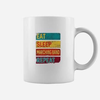 Eat Sleep Marching Band Repeat Music Coffee Mug | Crazezy AU