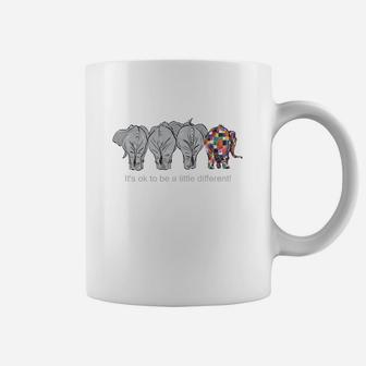 Elephant It's Ok To Be A Little Different Coffee Mug - Thegiftio UK