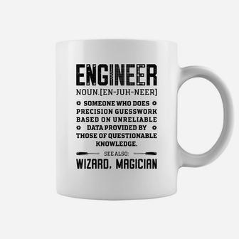 Engineer Definition Funny Noun Engineering Dictionary Term Coffee Mug | Crazezy DE