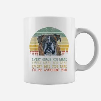 Every Snack You Make Boxer Dog Funny Dog Mom, Dog Dad Coffee Mug | Crazezy