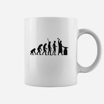 Evolution Blacksmith Light Coffee Mug | Crazezy UK