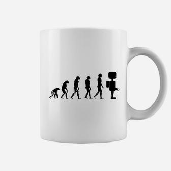 Evolution To Robot Machine Electronics Lover Coffee Mug | Crazezy UK