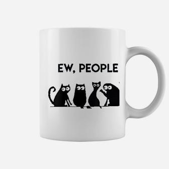 Ew People Cat Lovers Meowy Coffee Mug | Crazezy
