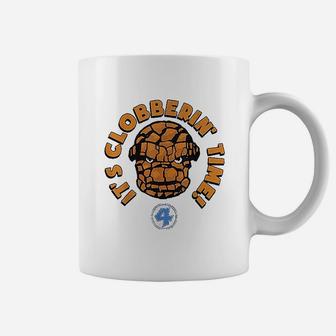 Fantastic Four The Thing Clobberin Time Big Face Coffee Mug | Crazezy