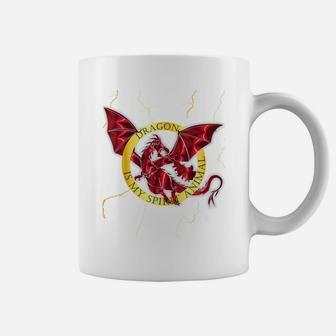 Fantasy Lover Dragon Is My Spirit Animal Graphic Design Coffee Mug | Crazezy