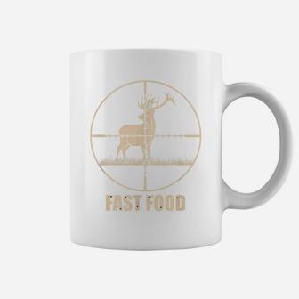 Fast Food Deer Funny Hunting | Gift For Hunters Coffee Mug | Crazezy CA