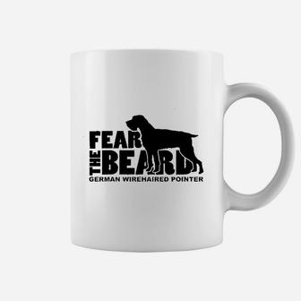 Fear The Beard German Wirehaired Pointer Coffee Mug | Crazezy