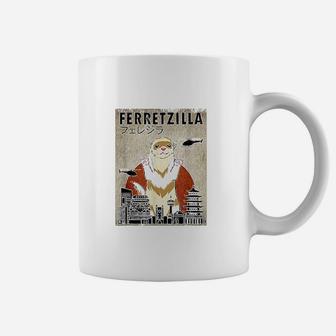 Ferretzilla Vintage Funny Ferret Coffee Mug | Crazezy CA