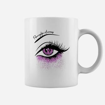 Fibromyalgia Awareness Purple Eye Coffee Mug - Thegiftio UK