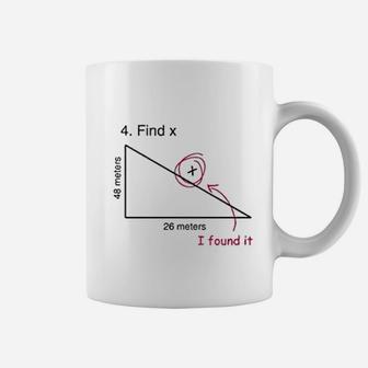 Find X Math Teacher Coffee Mug | Crazezy