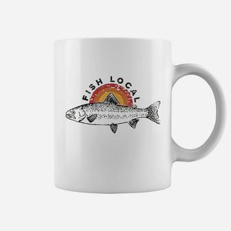 Fish Local Bass Graphic Coffee Mug | Crazezy