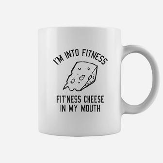 Fitness Cheese In My Mouth Coffee Mug | Crazezy UK