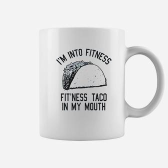 Fitness Taco Funny Gym Coffee Mug | Crazezy CA