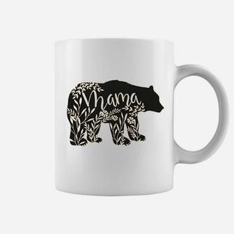 Floral Mama Bear Coffee Mug | Crazezy AU