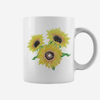 Florist Floral Yellow Flower Blossom Cute Sunflower Coffee Mug | Crazezy