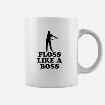 Floss Like A Boss Dance Silhouette Coffee Mug | Crazezy UK