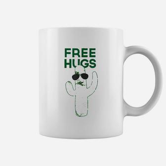 Free Hugs Funny Cactus Coffee Mug | Crazezy