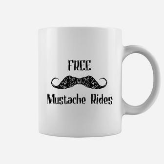 Free Mustache Rides Coffee Mug | Crazezy