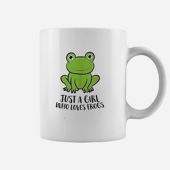 Frog Girl I Just Really Like Frogs Funny Frog Lovers Coffee Mug - Thegiftio UK