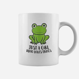 Frog Girl I Just Really Like Frogs Funny Frog Lovers Coffee Mug - Thegiftio UK