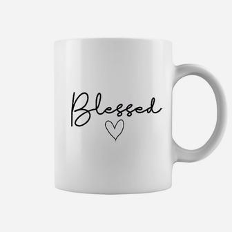 Funny Blessed Heart Coffee Mug | Crazezy DE