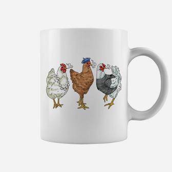 Funny Christmas Shirt Three French Hens Chicken Lovers Sweatshirt Coffee Mug | Crazezy AU