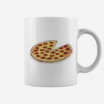Funny Dads Pizza Pie And Slice Dad Coffee Mug | Crazezy CA