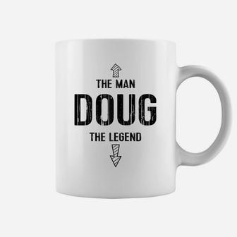 Funny Doug Tee Gift Man Legend Name Gag Gift Raglan Baseball Tee Coffee Mug | Crazezy