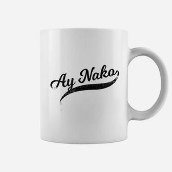 Funny Filipino Ay Nako Omg Tail Script Coffee Mug - Thegiftio