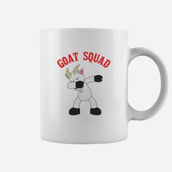 Funny Goat Squad Funny Farm Animal Saying Quote Coffee Mug - Thegiftio UK