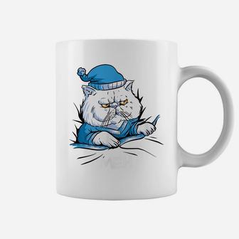Funny Meh Cat For Cat Lovers Coffee Mug | Crazezy UK