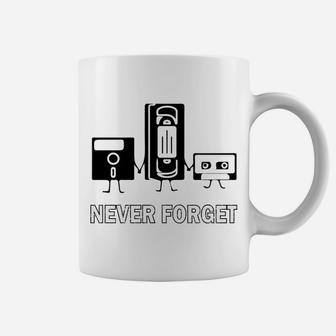 Funny Never Forget Cassette, Vhs, Floppy Disk, Tape Vintage Coffee Mug | Crazezy UK