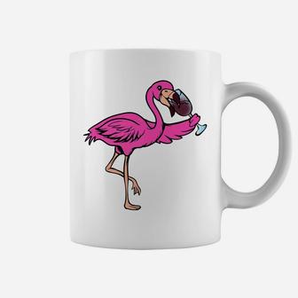 Funny Pink Flamingo Lover Wine Lover Wine Tasting Coffee Mug - Thegiftio UK