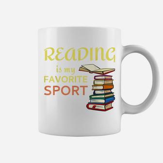 Funny Reading Is My Favorite Sport For Book Lovers Coffee Mug | Crazezy CA