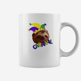 Funny Sloth Carnival Party For Men Women Coffee Mug - Thegiftio UK