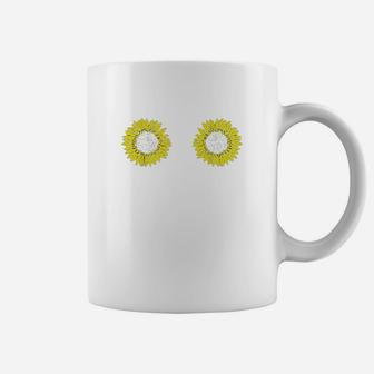 Funny Sunflower Bobs Women Girls Party Gift Hippie Coffee Mug | Crazezy DE