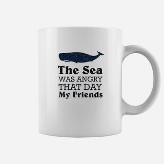 Funny Tv Vandelay Sea Was Angry That Day Costanza Coffee Mug | Crazezy