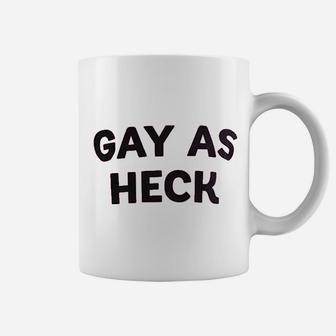 Gay As Heck Funny Lgbtq Humor Pride Parade Party Saying Phrase Coffee Mug - Thegiftio UK
