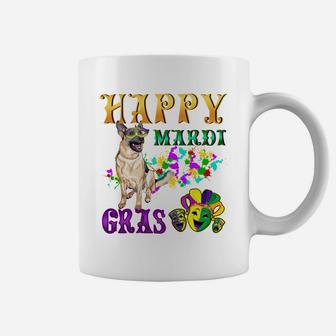 German Shepherd Dog Breed Happy Mardi Gras Festival Coffee Mug - Seseable
