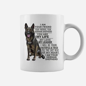 German Shepherd Dog I Am Your Friend Your Partner Your Gifts Coffee Mug | Crazezy DE