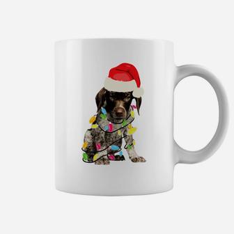 German Shorthair Pointer I Christmas Design Sweatshirt Coffee Mug | Crazezy