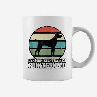 German Shorthaired Pointer Dad I Retro Pointer Dog Coffee Mug | Crazezy