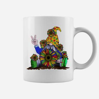 Gnome Sunflower Colorful Funny Hippie Gnomes Coffee Mug | Crazezy AU