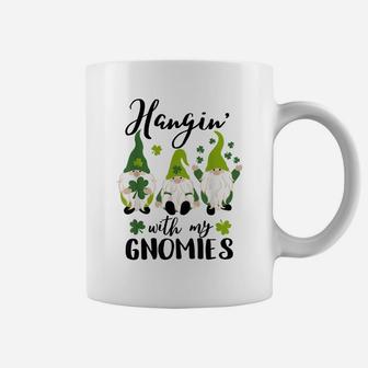 Gnome T Shirt Hangin With My Gnomies Womens St Patricks Day Coffee Mug | Crazezy