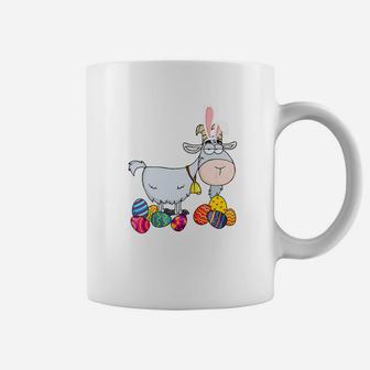 Goat Bunny Ear With Egg Easter Easter Day Coffee Mug - Thegiftio