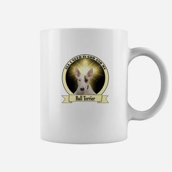 God And My Bull Terrier Coffee Mug - Thegiftio UK